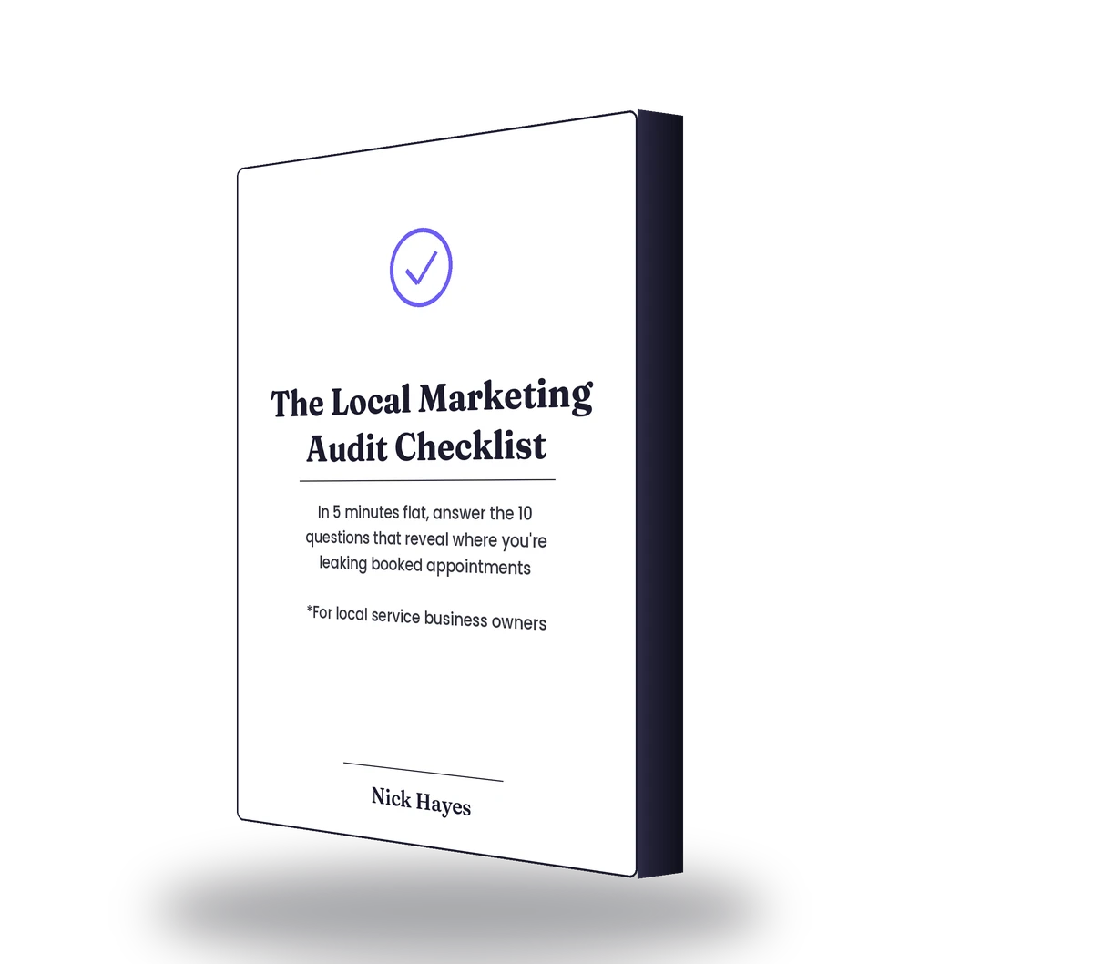The Local Marketing Audit Checklist cover